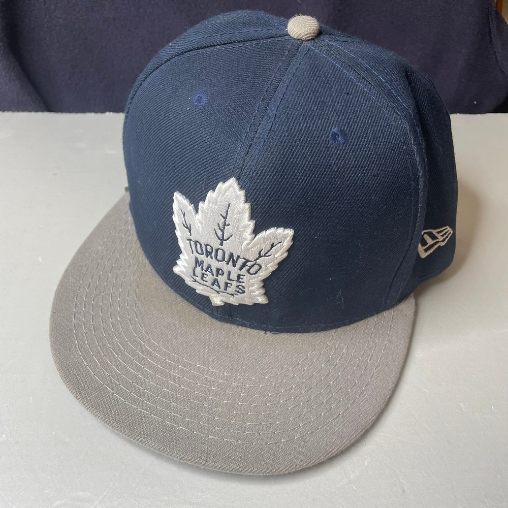 NEW ERA Toronto Maple Leafs 9FIFTY Snapback Hat‎ Navy Grey Fitted Baseball Cap